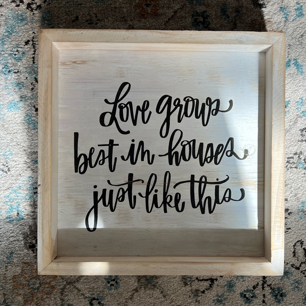 Love grows frame